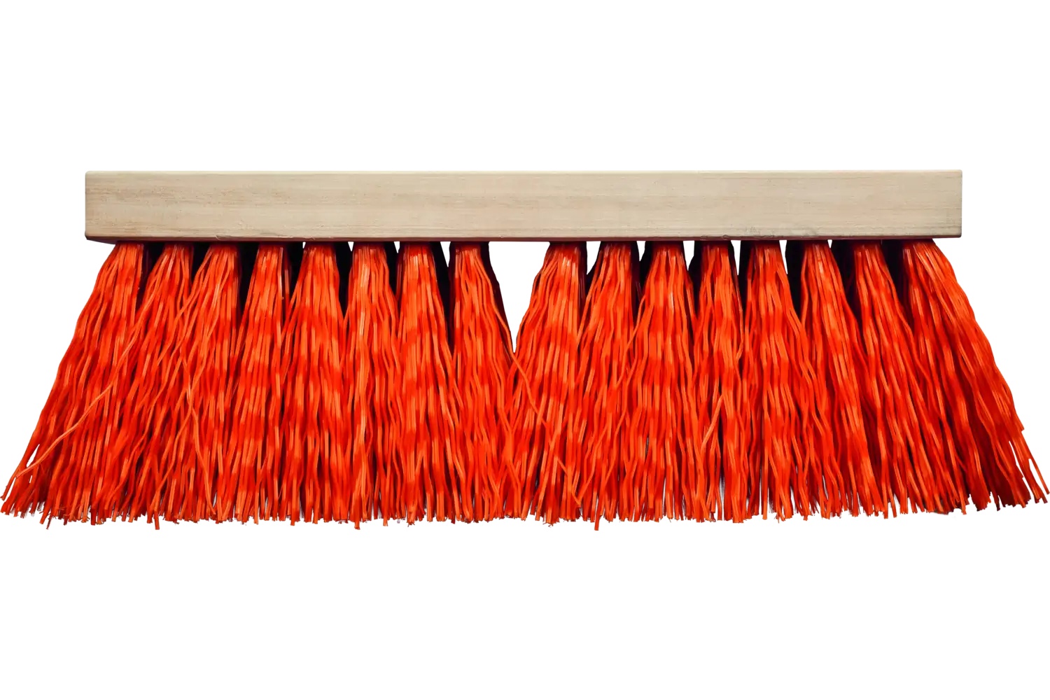 Picture of Pferd Heavy Duty Street Broom Head ER16" Safety Orange Fill 5" Trim 89353 79189353